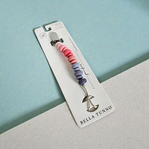 Bella Tunno Girl Multi Pacifier Clip Silicone Baby Accessory Modern Teething
